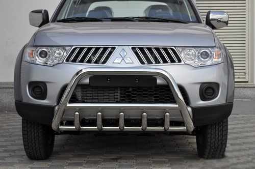 Кенгурятник WT003 (нерж.) для Mitsubishi L200 2006-2015 