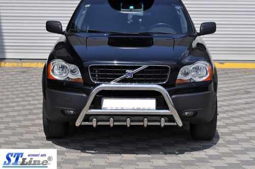 Кенгурятник WT003 (нерж.) для Volvo XC90 2002-2014 