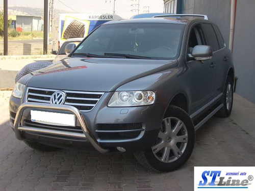 Кенгурятник WT005 Colt (нерж) для Volkswagen Touareg 2002-2010 