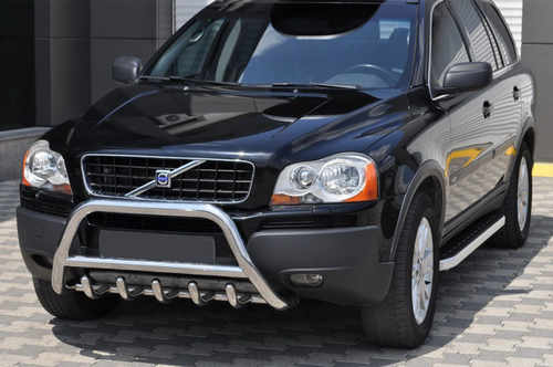 Кенгурятник WT003 (нерж.) для Volvo XC90 2002-2014 
