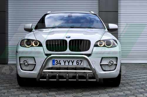 Кенгурятник WT003 (нерж.) 60мм для BMW X5 E-70 2007-2013