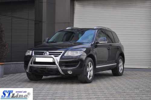 Кенгурятник WT005 Colt (нерж) для Volkswagen Touareg 2002-2010 