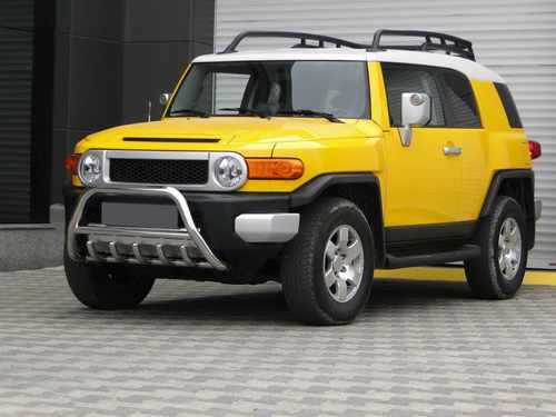Кенгурятник WT003 (нерж) для Toyota FJ Cruiser