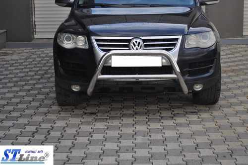 Кенгурятник WT005 Colt (нерж) для Volkswagen Touareg 2002-2010 