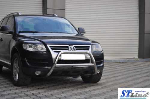 Кенгурятник WT005 Colt (нерж) для Volkswagen Touareg 2002-2010 