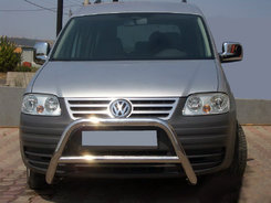 Кенгурятник WT005 (нерж) для Volkswagen Caddy 2004-2010 