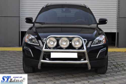 Кенгурятник WT018 (нерж) для Volvo XC60 2009-2017 років