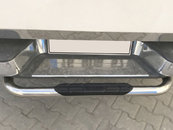 Задній захист Omsa (нерж) 76 мм для Volkswagen Amarok 2010-2022 рр