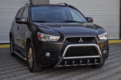 Кенгурятник WT003 (нерж.) для Mitsubishi ASX 2010-2023 