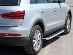 Боковые пороги BlackLine (2 шт, алюминий) для Hyundai Staria