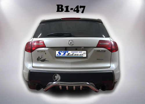 Задній захист B1-47 (нерж) для Acura MDX 2007-2013рр