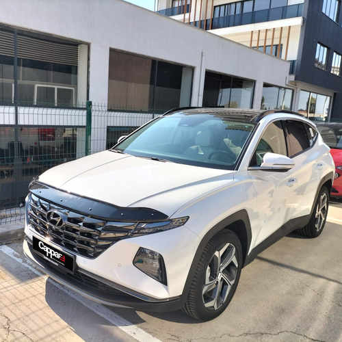 Дефлектор капота (EuroCap) для Hyundai Tucson NX4 2021↗ рр.
