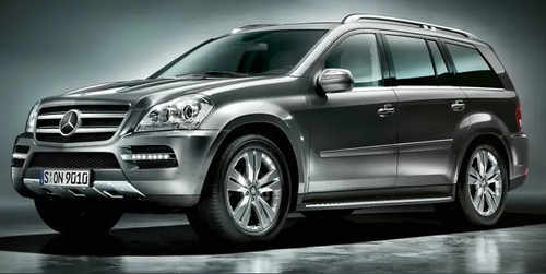 Передня накладка Libao 2006-2009 (нерж) для Mercedes GL сlass X164