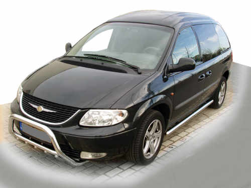 Передня дуга WT003 (нерж.) для Chrysler Voyager 2001-2007 