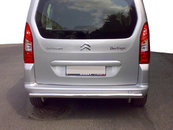 Задній захист (нерж.) 51 мм для Citroen Berlingo 2008-2018 рр