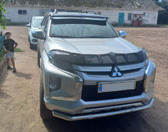 Дефлектор капота EuroCap Dragon для Mitsubishi L200 2019-2023