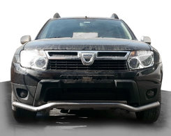 Передній захист ST012 (нерж.) для Dacia Duster 2008-2018 рр