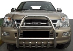 Передній захист QT007 (нерж.) для Isuzu D-Max 2011-2019 