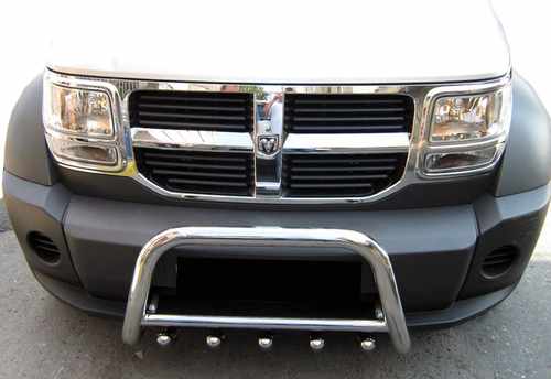 Передня дуга QT006 (нерж.) для Dodge Nitro 2007+ рр