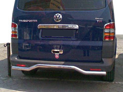 Задня дуга хвиля (нерж) для Volkswagen T5 Multivan 2003-2010рр