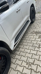 Бічні підпорожники (нерж) для Lexus LX570/450d 2015-2022
