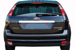 Хром планка над номером (нерж.) Carmos - Турецька сталь для Ford C-Max 2004-2010 рр.
