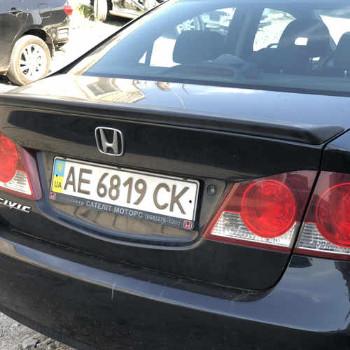 Спойлер лип багажника Honda Civic 4D 2006-2011 ABS пластик під фарбування