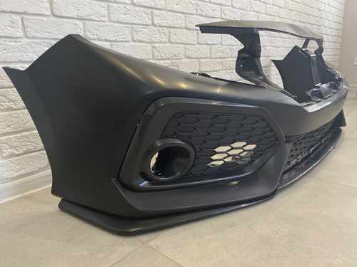 Бампер передній SI Honda Civic 4D/5D 2016-2018 (бампер, губа, сітки)