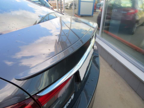 Спойлер лип на багажник Mazda 6 2013 - ABS пластик, колір чорний