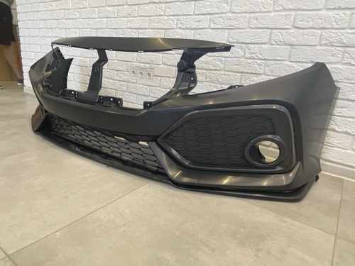 Бампер передній SI Honda Civic 4D/5D 2016-2018 (бампер, губа, сітки)