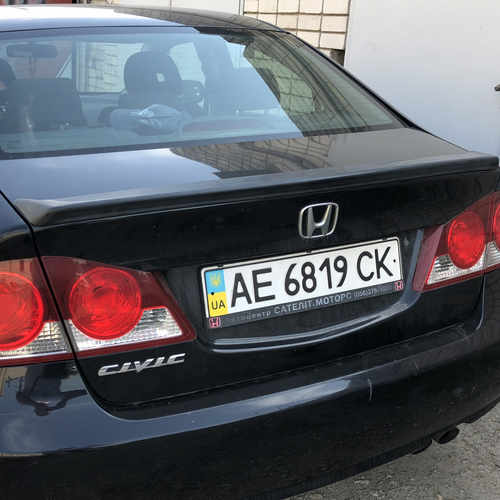 Спойлер лип багажника Honda Civic 4D 2006-2011 ABS пластик під фарбування