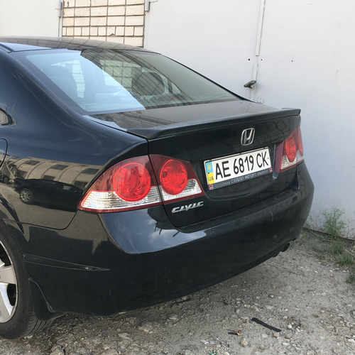 Спойлер лип багажника Honda Civic 4D 2006-2011 ABS пластик під фарбування