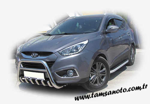 Передня дуга WT003 (нерж.) для Hyundai IX-35 2010-2015