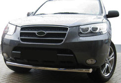 Передній захист ST008 (нерж.) для Hyundai Santa Fe 2 2006-2012