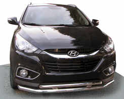 Передня дуга ST014-2 (нерж.) для Hyundai IX-35 2010-2015