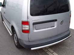 Задня дуга (2 шт, нерж) для Volkswagen Caddy 2010-2015рр