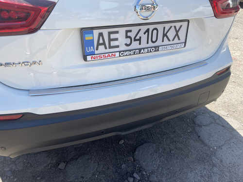 Накладка на задній бампер OmsaLine (нерж) для Nissan Qashqai 2017-2021