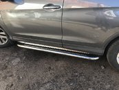 Бокові пороги KB001 (нерж) 51 мм для Honda CRV 2012-2016 рр