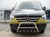 Кенгурятник WT003 (нерж.) 60мм, без напису для Mercedes Sprinter 2006-2018 