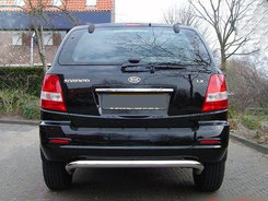 Задня дуга (нерж.) для Kia Sorento 2002-2009 рр