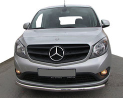 Передній захист ST008 (нерж.) для Mercedes Citan 2013+ 
