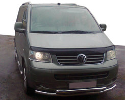 Нижня подвійна губа 60 / 48мм (нерж) 51 на 42 мм для Volkswagen T5 Caravelle 2004-2010 років