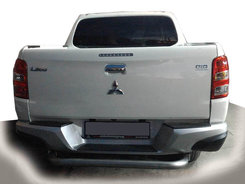 Задній захист AK007 (нерж) для Mitsubishi L200 2015+
