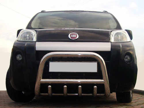 Кенгурятник QT006 (нерж) для Peugeot Bipper 2008+ рр