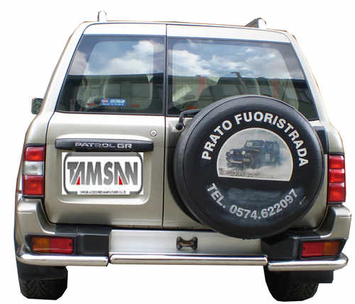 Задня дуга AK005-1 (нерж) для Nissan Patrol Y61 1997-2011 рр
