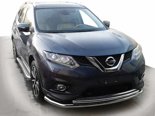 Передній захист ST014 (нерж) для Nissan X-trail T32 / Rogue 2014-2021 