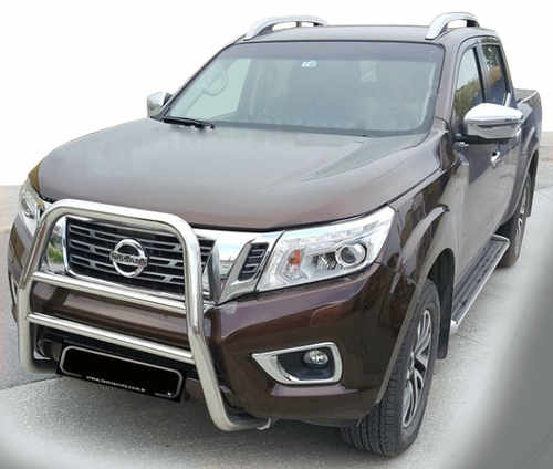 Кенгурятник WT005 (нерж) для Nissan Navara/NP300 2016+