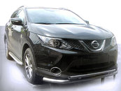 Передній захист ST014 (нерж) для Nissan Qashqai 2014-2021