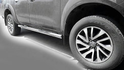 Бічні труби (2 шт., нерж) для Nissan Navara/NP300 2016-2024