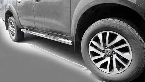 Бічні труби (2 шт., нерж) для Nissan Navara/NP300 2016-2024